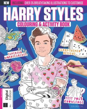 Harry Styles Colouring and Activity Book Cover