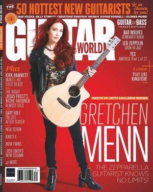 Guitar World 555 - Gretchen Menn cover Cover
