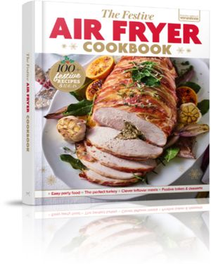 Festive Air Fryer Cookbook (Hardback) Cover