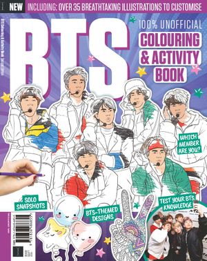 BTS Colouring & Activity Book (2nd Edition) Cover