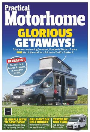 Practical Motorhome May 2025 Issue 296 Cover