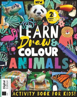 Learn Draw and Colour Animals (2nd Edition) Cover