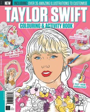 Taylor Swift Colouring Activity Book Cover