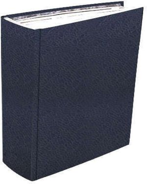 Blue Magazine Binder Cover