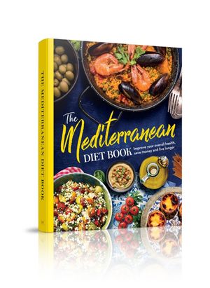 The Mediterranean Diet Book (Hardback) Cover